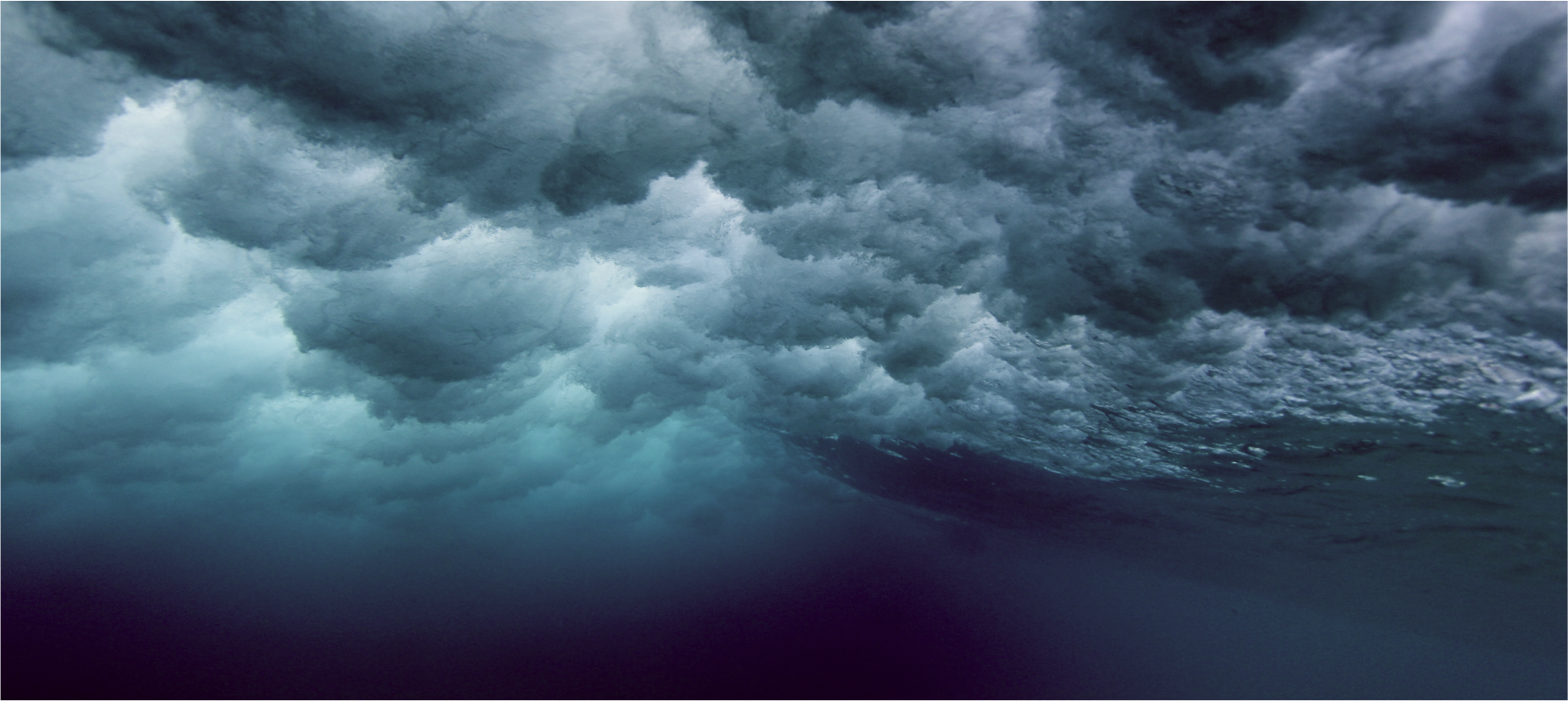 Abstarct bluewater meets sky
