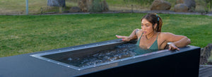 CoreChill Cold Plunge Tub by BlueCube is perfect for outside cold exposure