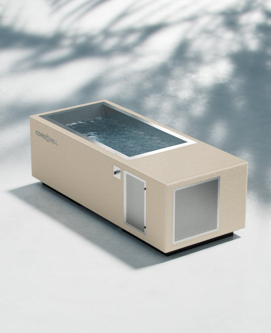 CoreChill³ cold plunge tub In Beige