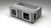 BlueCube C3 cold plunge tub grey right front view [bc color=grey screen=frame deck=none tub=stainless view=fr]
