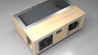 BlueCube C3 cold plunge tub uncladded top down view [bc color=uncladded screen=frame deck=none tub=stainless view=top]