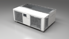 BlueCube C3 cold plunge tub white with perforated screens right front view [bc color=white screen=screen deck=none tub=stainless view=fr]