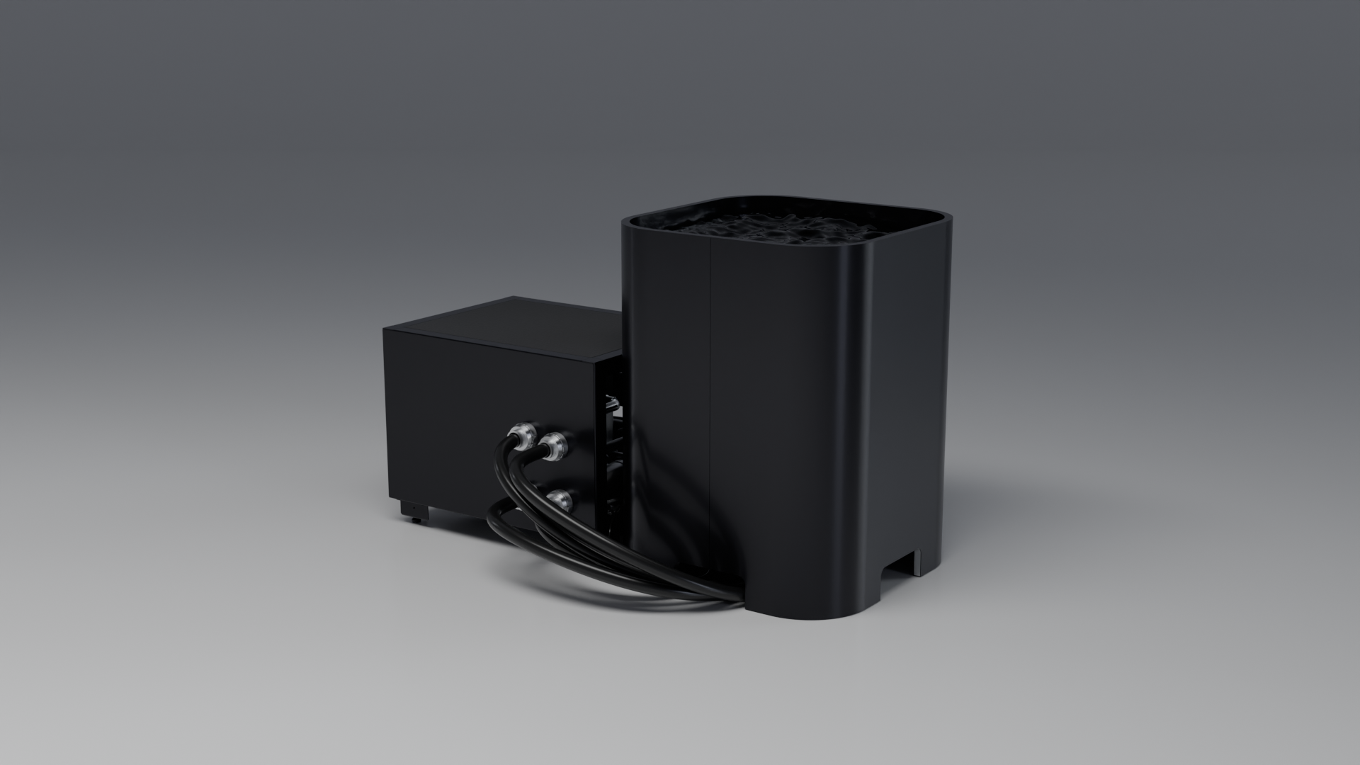 DEEP Cold Plunge Tub black · bl [bc color=black view=bl]