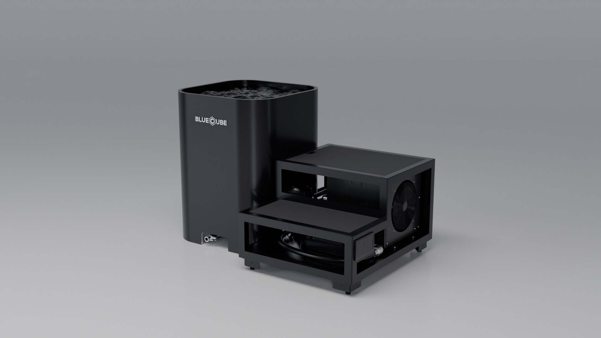 DEEP Cold Plunge Tub black · fr [bc color=black view=fr]