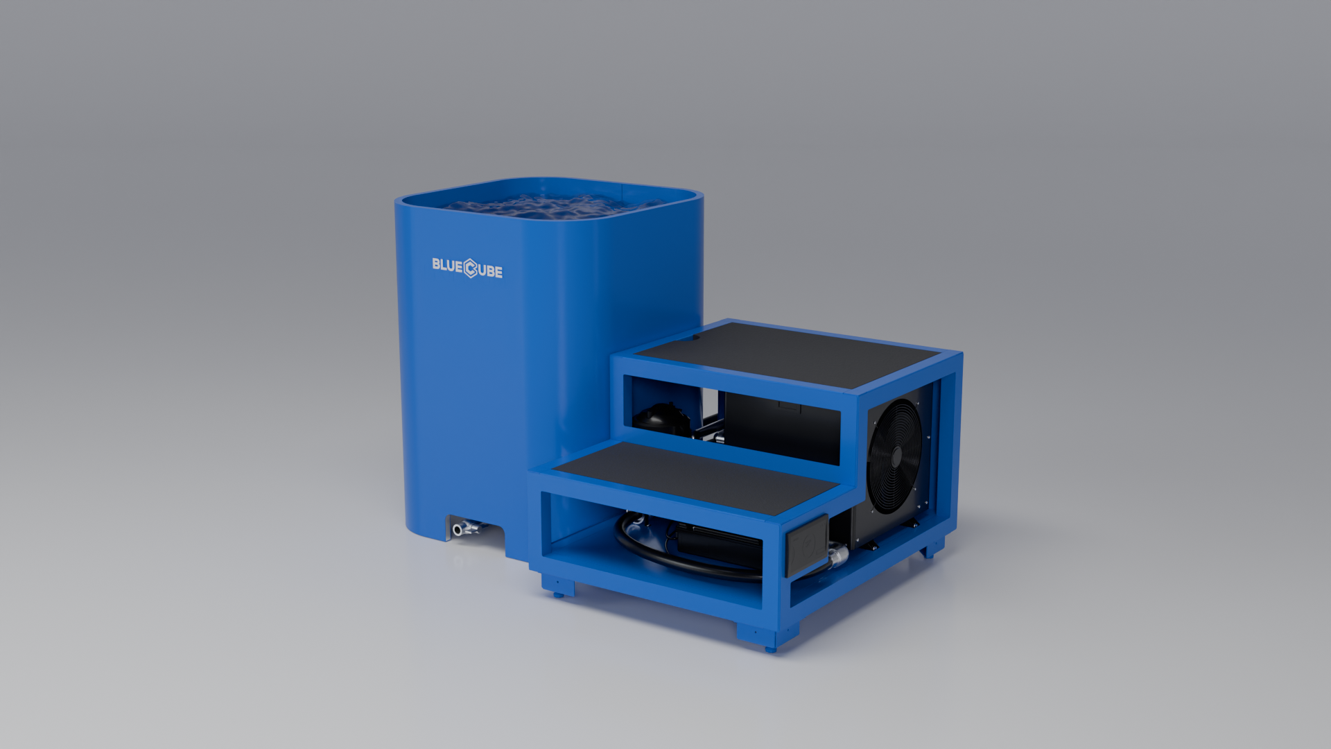 DEEP Cold Plunge Tub blue · fr [bc color=blue view=fr]