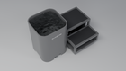 DEEP Cold Plunge Tub grey · top [bc color=grey view=top]