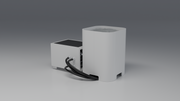 DEEP Cold Plunge Tub white · bl [bc color=white view=bl]