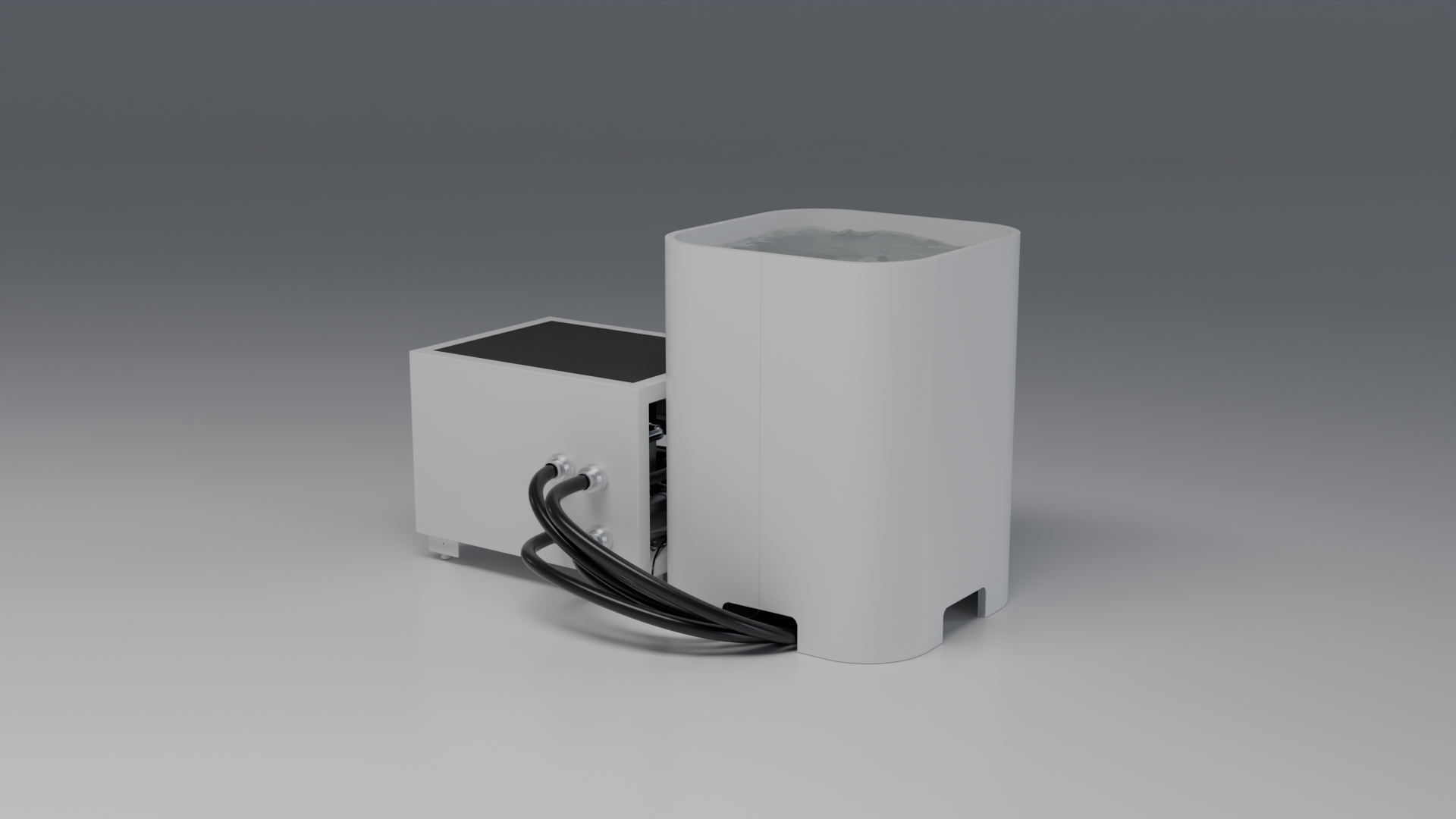DEEP Cold Plunge Tub white · bl [bc color=white view=bl]