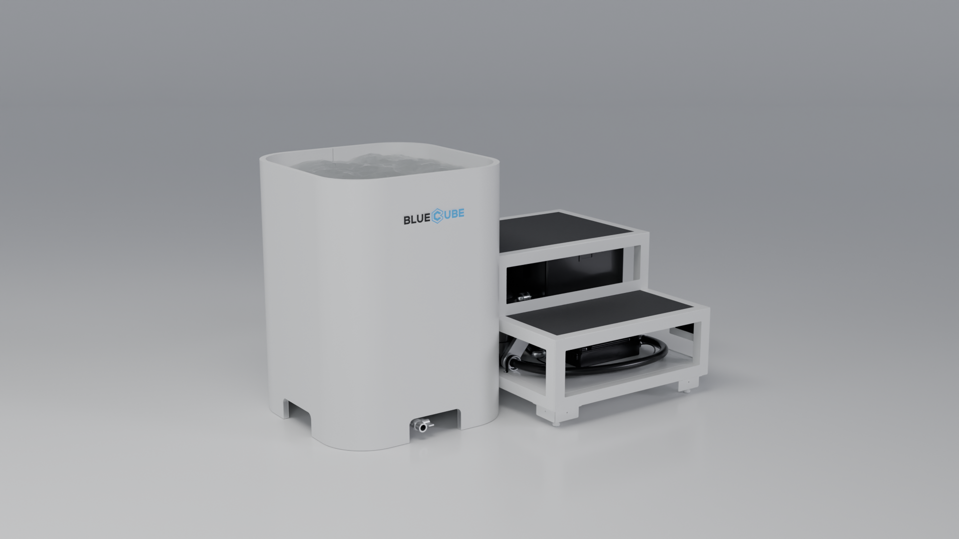 DEEP Cold Plunge Tub white · fl [bc color=white view=fl]