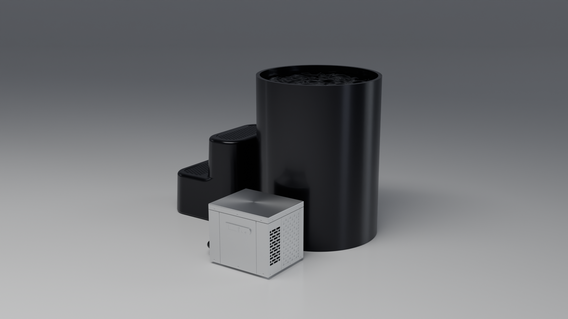 DIP Cold Plunge Tub black · bl [bc color=black view=bl]