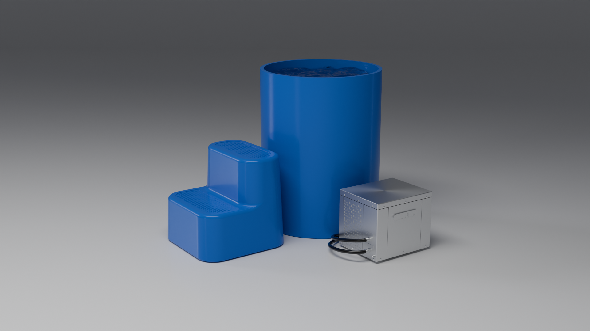 DIP Cold Plunge Tub blue · br [bc color=blue view=br]