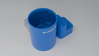 DIP Cold Plunge Tub blue · top [bc color=blue view=top]