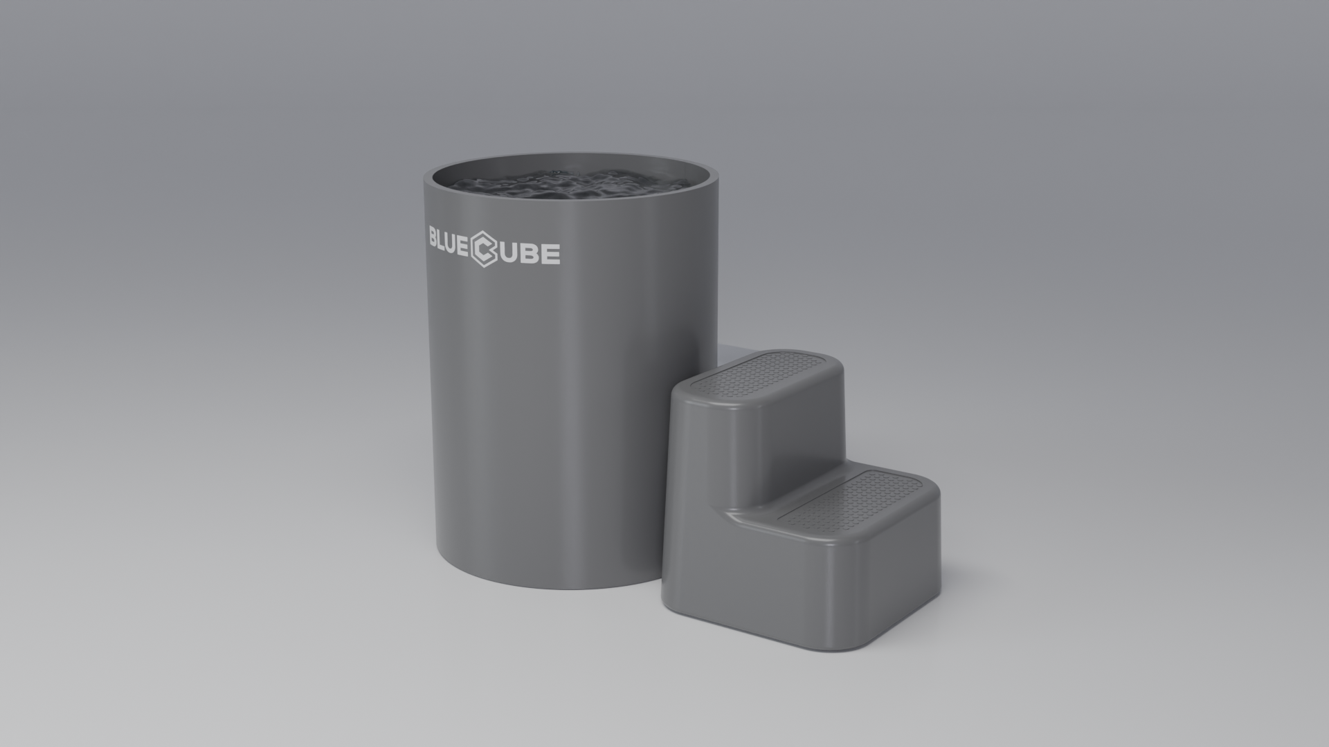 DIP Cold Plunge Tub grey · fr [bc color=grey view=fr]