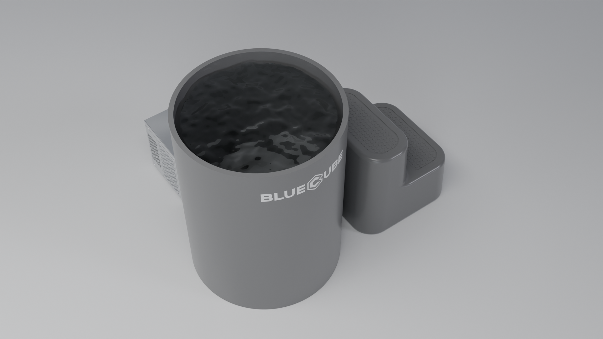 DIP Cold Plunge Tub grey · top [bc color=grey view=top]