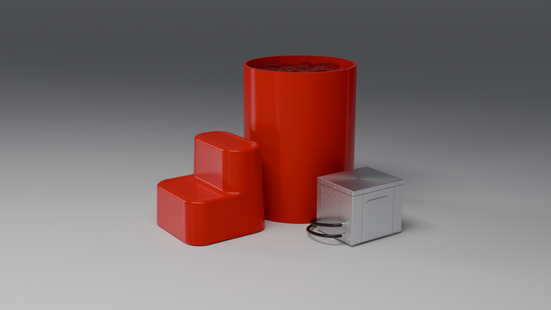 DIP Cold Plunge Tub red · br [bc color=red view=br]