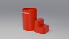 DIP Cold Plunge Tub red · fr [bc color=red view=fr]