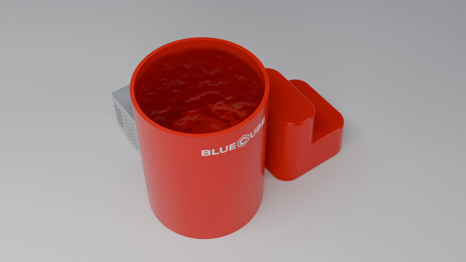 DIP Cold Plunge Tub red · top [bc color=red view=top]