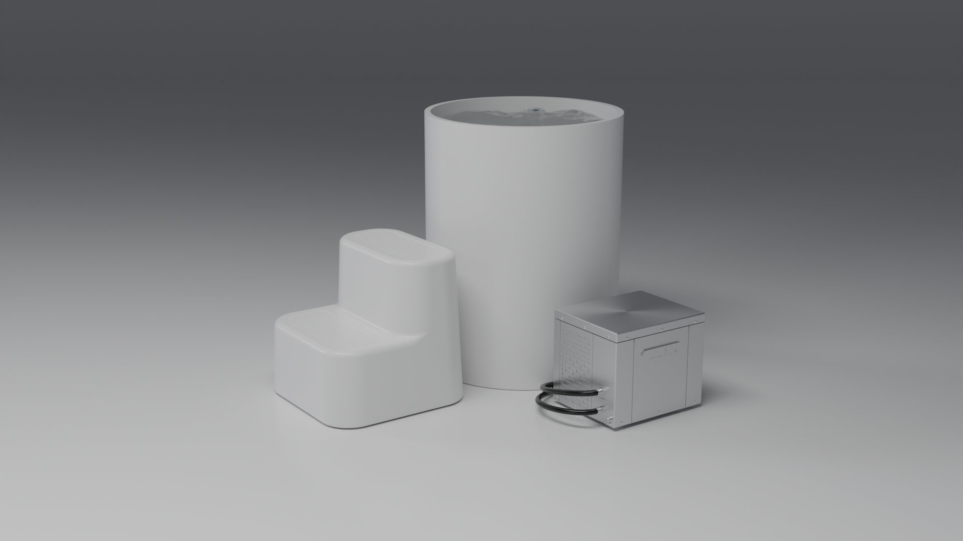 DIP Cold Plunge Tub white · br [bc color=white view=br]