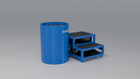 DROP Cold Plunge Tub blue · fl [bc color=blue view=fl]