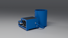 DROP Cold Plunge Tub blue · br [bc color=blue view=br]