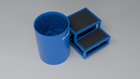 DROP Cold Plunge Tub blue · top [bc color=blue view=top]