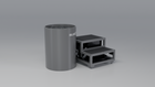 DROP Cold Plunge Tub grey · fl [bc color=grey view=fl]