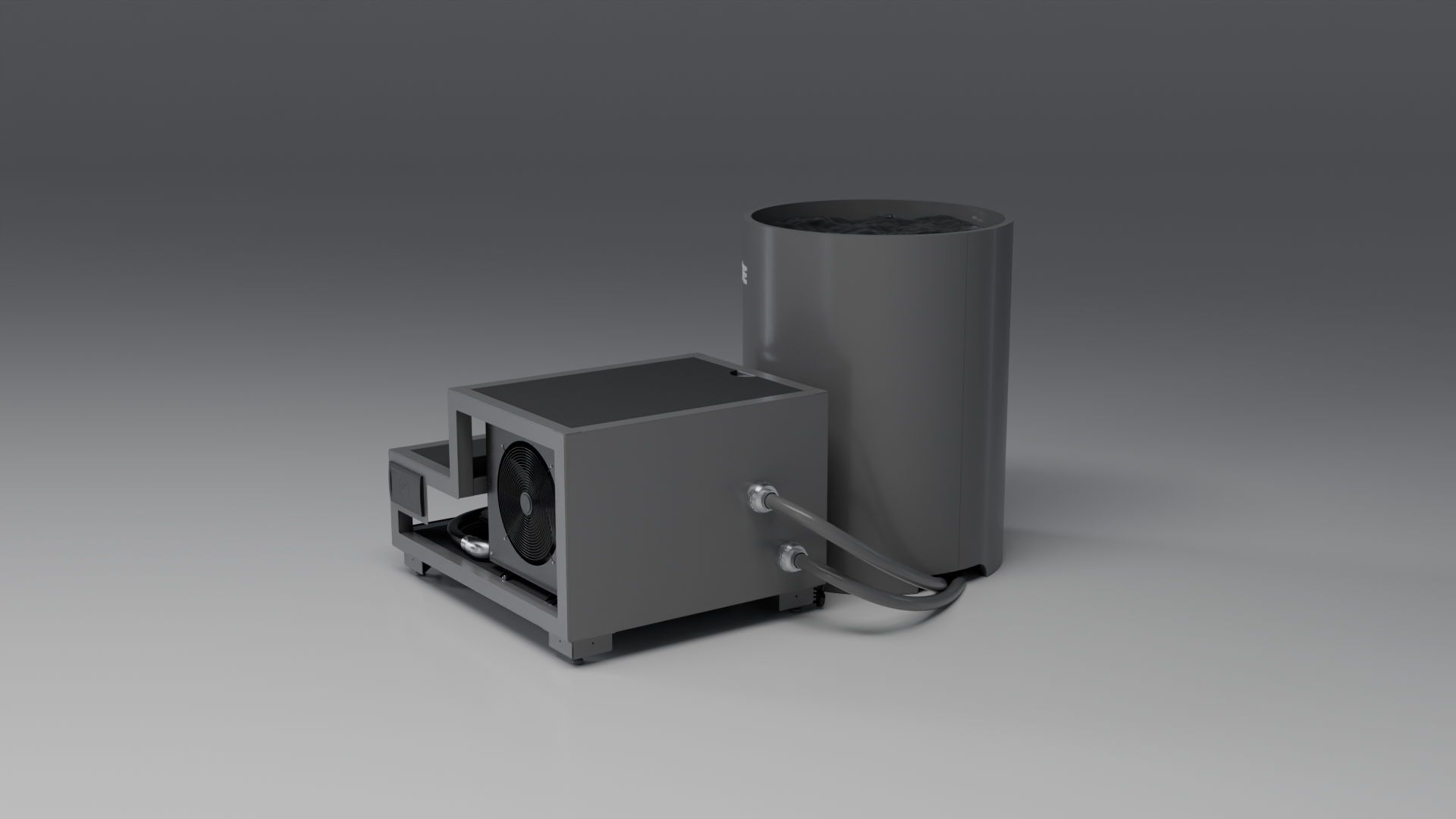 DROP Cold Plunge Tub grey · br [bc color=grey view=br]