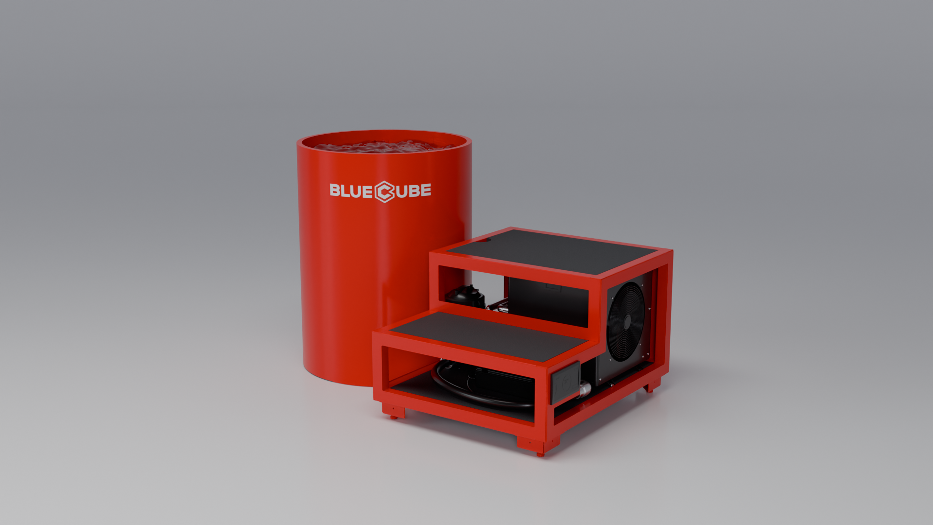 DROP Cold Plunge Tub red · fr [bc color=red view=fr]