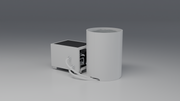 DROP Cold Plunge Tub white · bl [bc color=white view=bl]