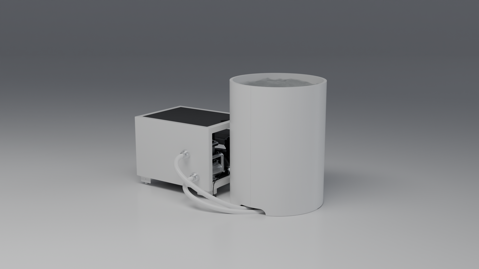 DROP Cold Plunge Tub white · bl [bc color=white view=bl]
