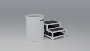 DROP Cold Plunge Tub white · fl [bc color=white view=fl]