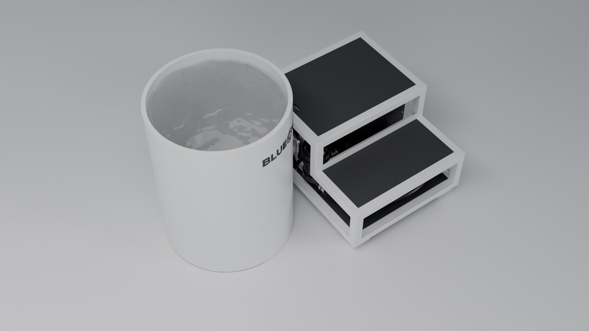 DROP Cold Plunge Tub white · top [bc color=white view=top]