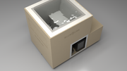 BlueCube LIMITLESS cold plunge tub beige with gel coated tub top down view [bc color=beige screen=frame deck=none tub=gel-coated view=top]