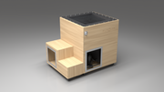 BlueCube LIMITLESS cold plunge tub uncladded with carbon fiber tub right back view [bc color=uncladded screen=frame deck=none tub=carbon-fiber view=br]