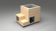 BlueCube LIMITLESS cold plunge tub uncladded with gel coated tub right back view [bc color=uncladded screen=frame deck=none tub=gel-coated view=br]