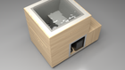 BlueCube LIMITLESS cold plunge tub uncladded with gel coated tub top down view [bc color=uncladded screen=frame deck=none tub=gel-coated view=top]