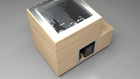 BlueCube LIMITLESS cold plunge tub uncladded top down view [bc color=uncladded screen=frame deck=none tub=stainless view=top]