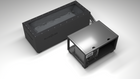 BlueCube CM cold plunge tub black with carbon fiber tub top down view [bc color=black deck=none tub=carbon-fiber view=top]