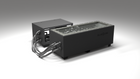 BlueCube CM cold plunge tub black with hempcarbon tub right back view [bc color=black deck=none tub=hempcarbon view=br]
