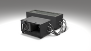 BlueCube CM cold plunge tub black with hempcarbon tub right front view [bc color=black deck=none tub=hempcarbon view=fr]