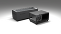 BlueCube CM cold plunge tub black left front view [bc color=black deck=none tub=stainless view=fl]