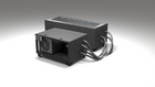 BlueCube CM cold plunge tub black right front view [bc color=black deck=none tub=stainless view=fr]