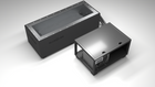 BlueCube CM cold plunge tub black top down view [bc color=black deck=none tub=stainless view=top]