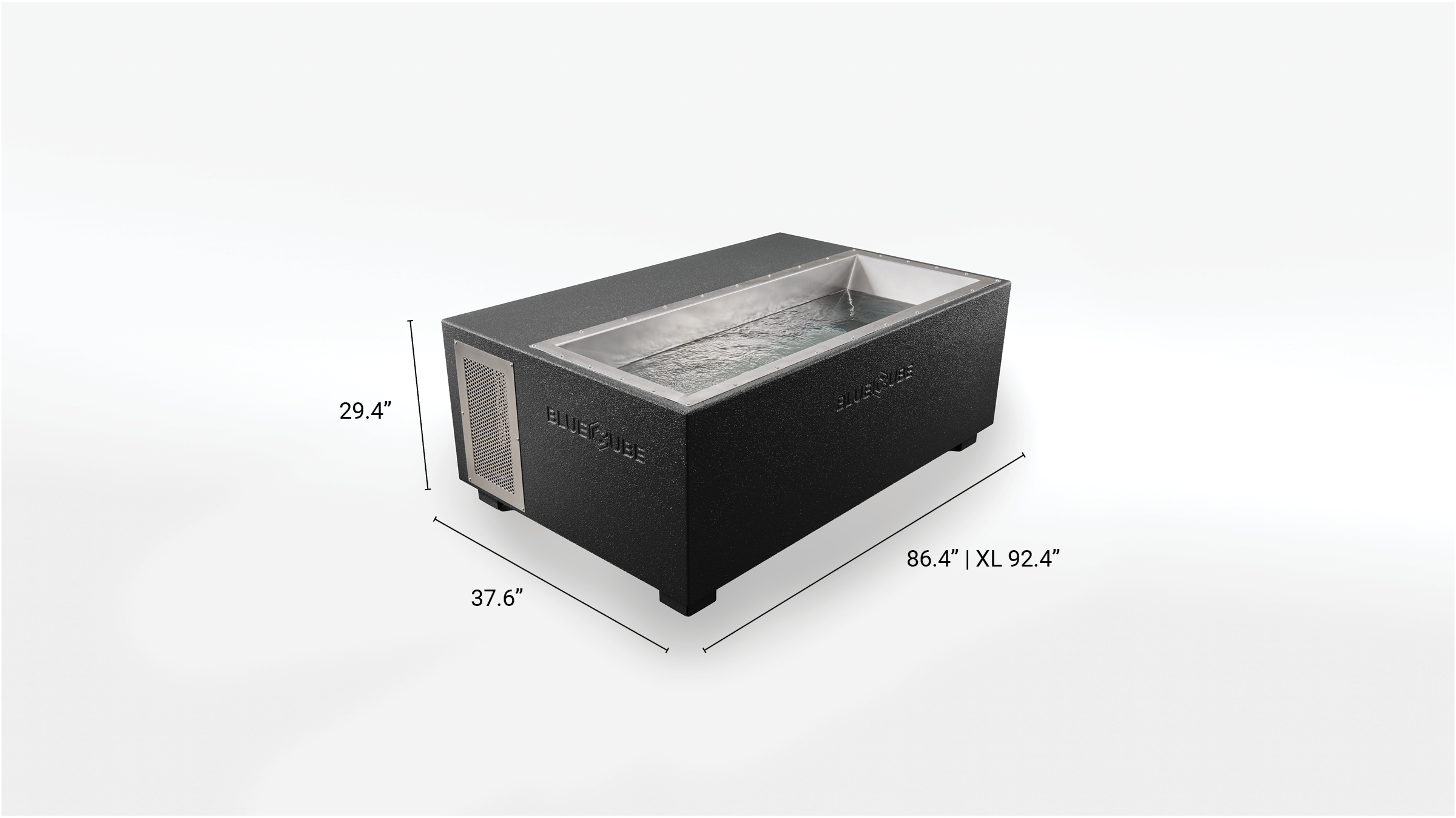Black c3 BlueCube Cold Plunge size chart