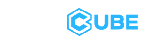 BlueCube white logo