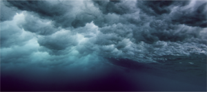 Abstarct bluewater meets sky