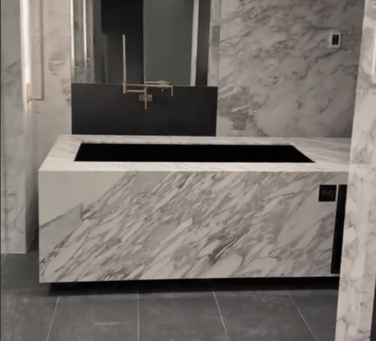 BlueCube in marble